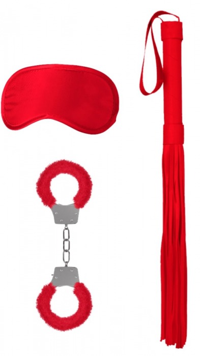 Красный набор для бондажа Introductory Bondage Kit №1 - Shots Media BV - купить с доставкой во Владивостоке