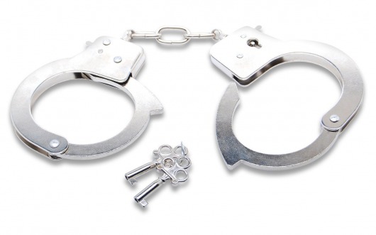 Наручники с ключами Official Handcuffs - Pipedream - купить с доставкой во Владивостоке