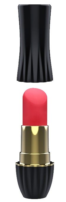 Клиторальный стимулятор-помада LIPSTICK - 9,3 см. - Dream Toys - купить с доставкой во Владивостоке