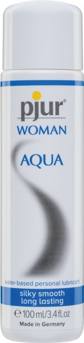 Лубрикант на водной основе pjur WOMAN Aqua - 100 мл. - Pjur - купить с доставкой во Владивостоке