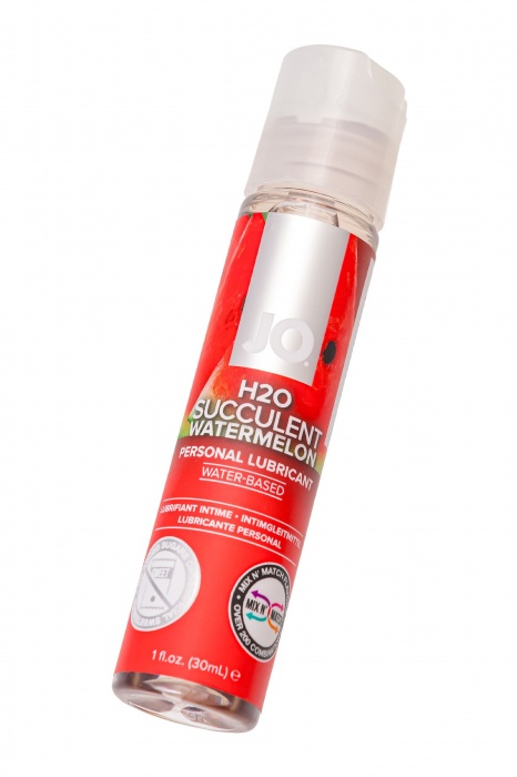 Лубрикант с ароматом арбуза JO Flavored Watermelon - 30 мл. - System JO - купить с доставкой во Владивостоке