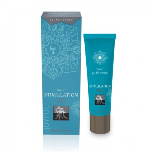 Возбуждающий интимный гель STIMULATION GEL Mint - 30 мл. - Shiatsu - купить с доставкой во Владивостоке