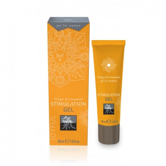 Возбуждающий интимный гель STIMULATION GEL Ginger   Cinnamon - 30 мл. - Shiatsu - купить с доставкой во Владивостоке