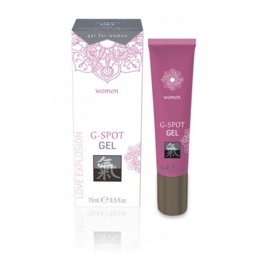 Возбуждающий интимный гель G-SPOT GEL - 15 мл. - Shiatsu - купить с доставкой во Владивостоке