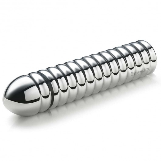 Рельефный фаллос для интенсивного электросекса Groovey George - 20 см. - MyStim - купить с доставкой во Владивостоке