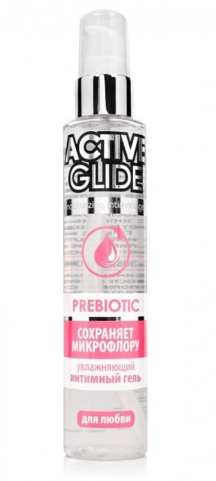 Увлажняющий интимный гель Active Glide Prebiotic - 100 гр. - Биоритм - купить с доставкой во Владивостоке