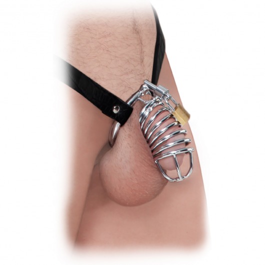 Кольцо верности Extreme Chastity Belt с фиксацией головки - Pipedream - купить с доставкой во Владивостоке