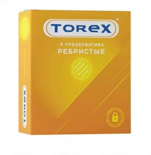 Текстурированные презервативы Torex  Ребристые  - 3 шт. - Torex - купить с доставкой во Владивостоке