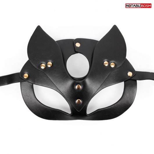 Черная игровая маска с ушками - Notabu - купить с доставкой во Владивостоке