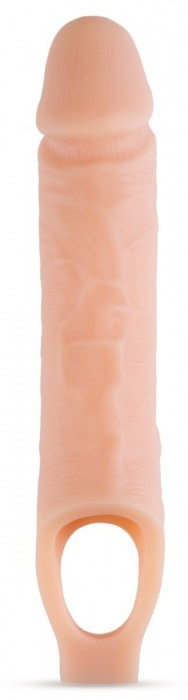 Телесный реалистичный фаллоудлинитель 10 Inch Silicone Cock Sheath Penis Extender - 25,4 см. - Blush Novelties - во Владивостоке купить с доставкой