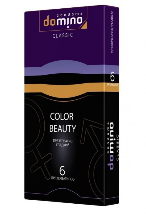 Разноцветные презервативы DOMINO Colour Beauty - 6 шт. - Domino - купить с доставкой во Владивостоке