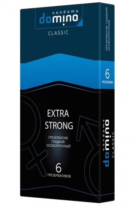 Суперпрочные презервативы DOMINO Extra Strong - 6 шт. - Domino - купить с доставкой во Владивостоке