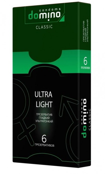 Супертонкие презервативы DOMINO Ultra Light - 6 шт. - Domino - купить с доставкой во Владивостоке