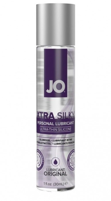 Лубрикант на силиконовой основе JO Xtra Silky - 30 мл. - System JO - купить с доставкой во Владивостоке