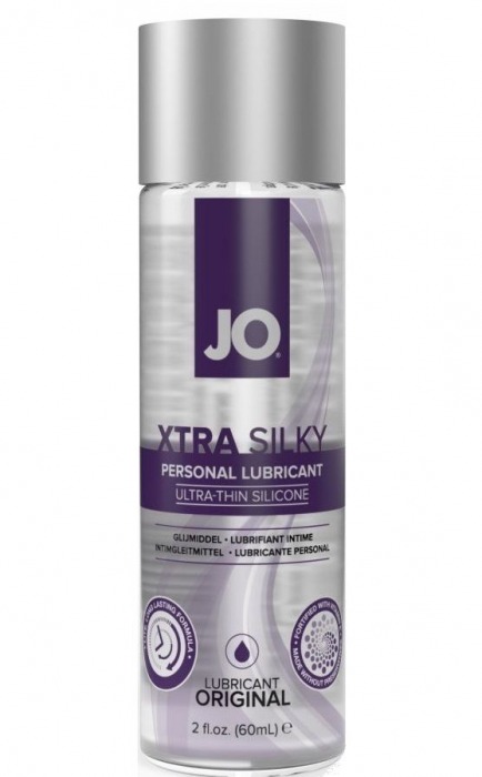 Лубрикант на силиконовой основе JO Xtra Silky - 60 мл. - System JO - купить с доставкой во Владивостоке