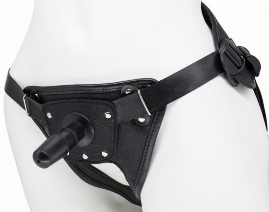 Черный пояс для насадок BEST CLASS STRAP - LOVETOY (А-Полимер) - купить с доставкой во Владивостоке