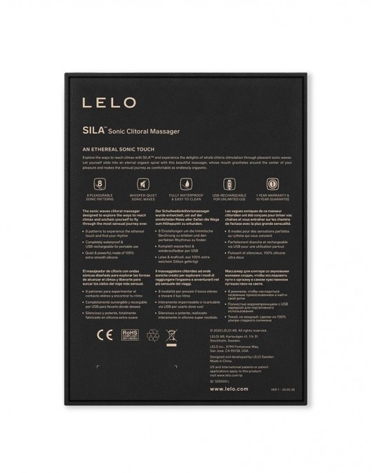 Бирюзовый вакуумный клиторальный стимулятор Sila - Lelo