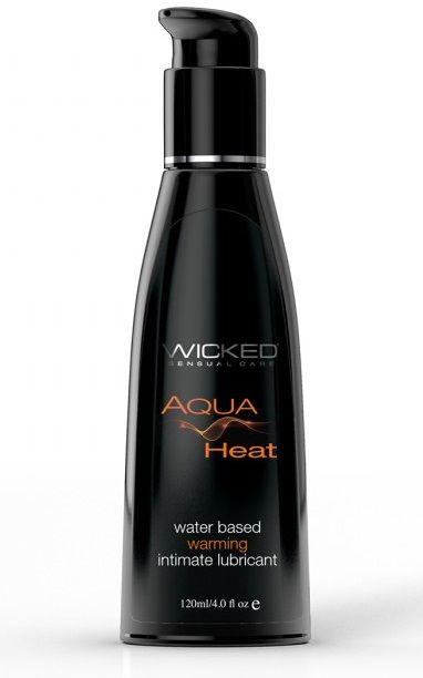 Согревающий лубрикант на водной основе Wicked AQUA HEAT - 120 мл. - Wicked - купить с доставкой во Владивостоке