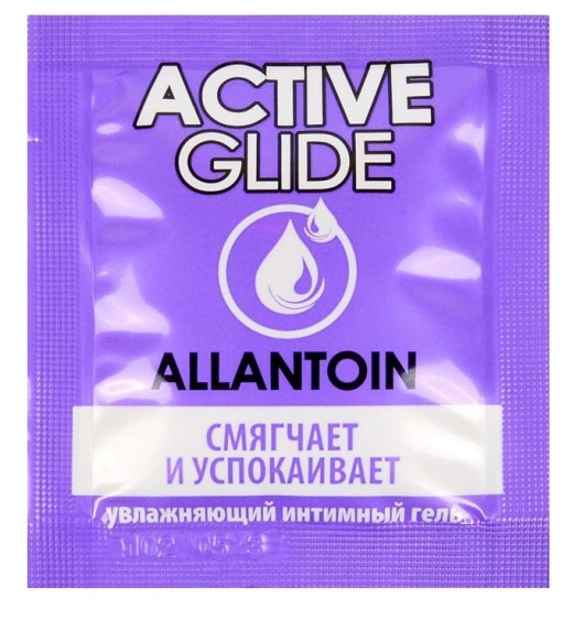 Лубрикант на водной основе Active Glide с аллантоином - 3 гр. - Биоритм - купить с доставкой во Владивостоке