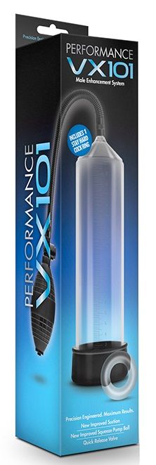Прозрачная вакуумная помпа VX101 Male Enhancement Pump - Blush Novelties - во Владивостоке купить с доставкой