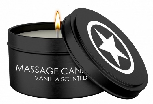 Массажная свеча с ароматом ванили Massage Candle - Shots Media BV - купить с доставкой во Владивостоке