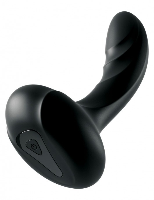 Черный массажер простаты Ultimate Silicone P-Spot Massager - 13,9 см. - Pipedream - во Владивостоке купить с доставкой