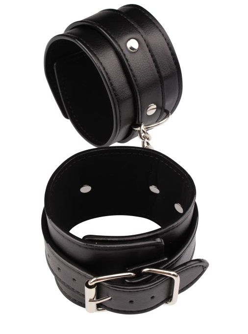 Черные оковы Classic Ankle Cuffs - Chisa - купить с доставкой во Владивостоке