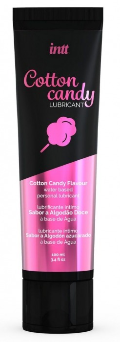 Интимный гель на водной основе Cotton Candy Lubricant - 100 мл. - INTT - купить с доставкой во Владивостоке