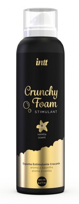 Пенка для массажа Crunchy Foam Stimulant Vanilla - 100 мл. - INTT - купить с доставкой во Владивостоке