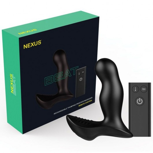 Черный вибромассажер простаты NEXUS Beat - 12 см. - Nexus Range - во Владивостоке купить с доставкой