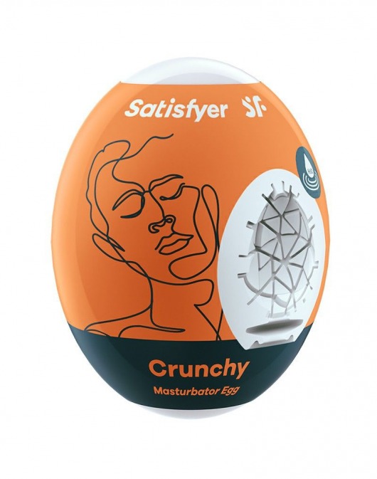 Мастурбатор-яйцо Satisfyer Crunchy Mini Masturbator - Satisfyer - во Владивостоке купить с доставкой