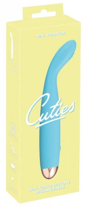 Голубой вибратор Cuties 2.0 - 18,7 см. - Orion