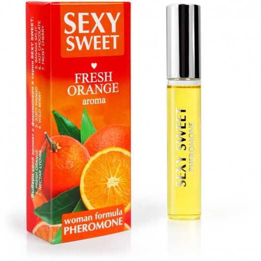 Парфюм для тела с феромонами Sexy Sweet с ароматом апельсина - 10 мл. -  - Магазин феромонов во Владивостоке
