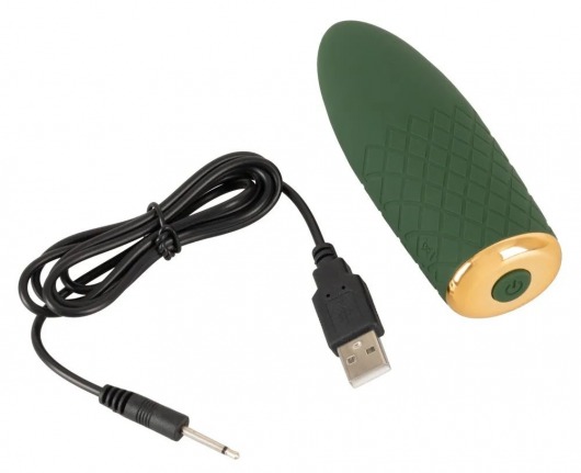 Зеленый мини-вибратор Luxurious Mini Vibrator - 11,5 см. - Orion