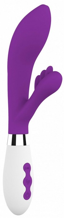 Фиолетовый вибратор-кролик Agave - 23,1 см. - Shots Media BV