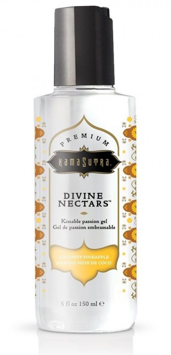 Гель-лубрикант на водной основе Divine Nectars Vanilla с ароматом ванили - 150 мл. - Kama Sutra - купить с доставкой во Владивостоке