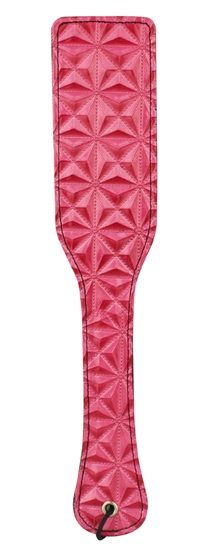 Розовый пэддл с геометрическим рисунком - 32 см. - Erokay - купить с доставкой во Владивостоке