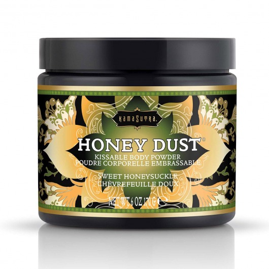 Пудра для тела Honey Dust Body Powder с ароматом жимолости - 170 гр. - Kama Sutra - купить с доставкой во Владивостоке