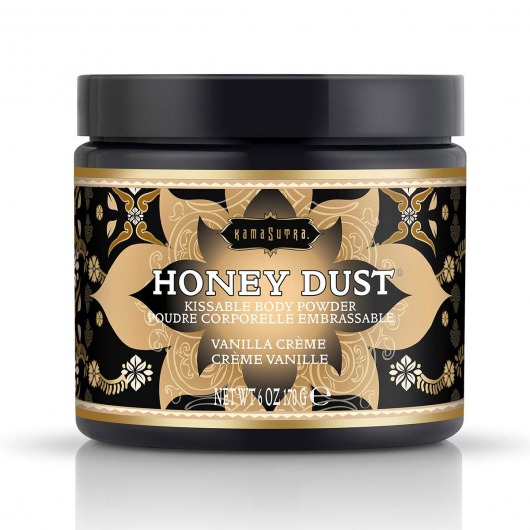 Пудра для тела Honey Dust Body Powder с ароматом ванили - 170 гр. - Kama Sutra - купить с доставкой во Владивостоке