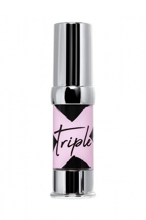 Возбуждающий гель с эффектом вибрации и охлаждения Triple X 3 in 1 Unisex Pleasure Enhancer Gel - 15 мл. - Secret Play - купить с доставкой во Владивостоке