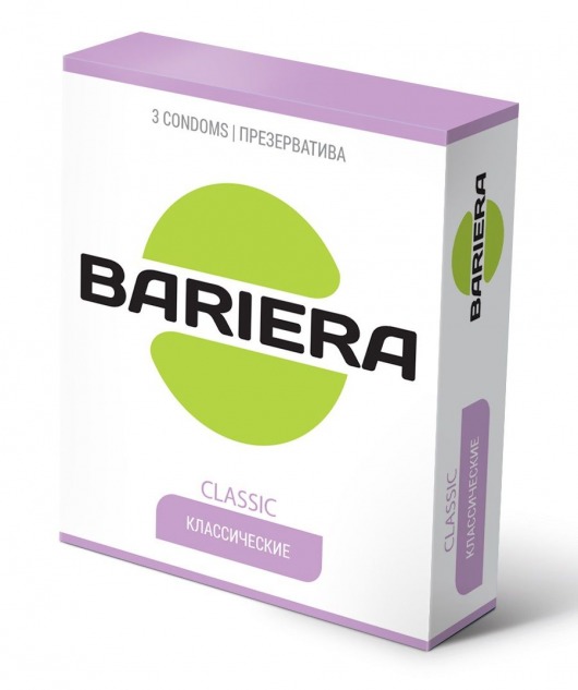 Классические презервативы Bariera Classic - 3 шт. - Bariera - купить с доставкой во Владивостоке