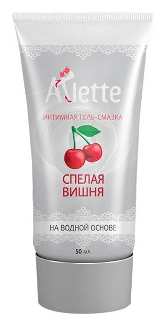 Интимная гель-смазка на водной основе Arlette  Спелая вишня  - 50 мл. - Arlette - купить с доставкой во Владивостоке