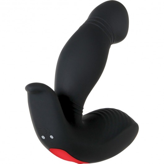 Черный вибростимулятор простаты Adam s Rechargeable - 11,7 см. - Adam & Eve - во Владивостоке купить с доставкой