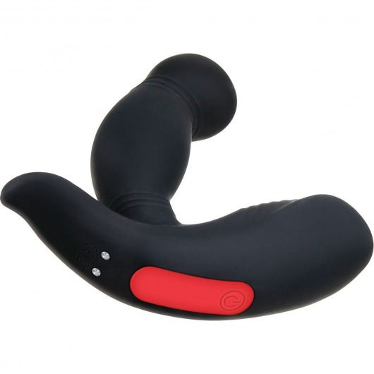 Черный вибростимулятор простаты Adam s Rechargeable - 11,7 см. - Adam & Eve - во Владивостоке купить с доставкой