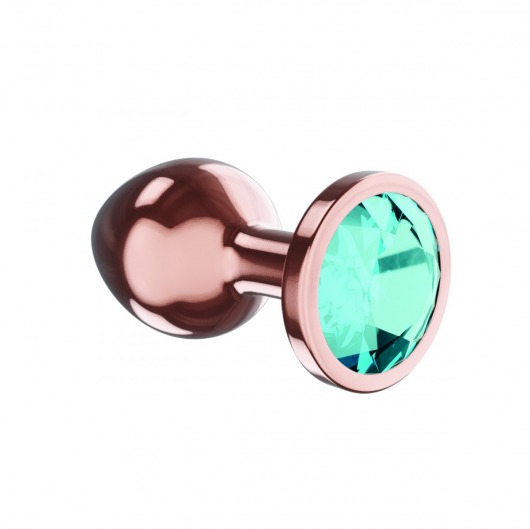 Пробка цвета розового золота с малиновым кристаллом Diamond Topaz Shine L - 8,3 см. - Lola Games - купить с доставкой во Владивостоке