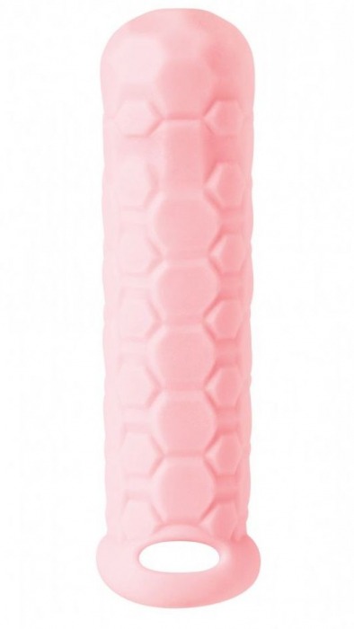 Розовый фаллоудлинитель Homme Long - 15,5 см. - Lola Games - во Владивостоке купить с доставкой