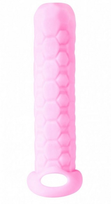Розовый фаллоудлинитель Homme Long - 13,5 см. - Lola Games - во Владивостоке купить с доставкой