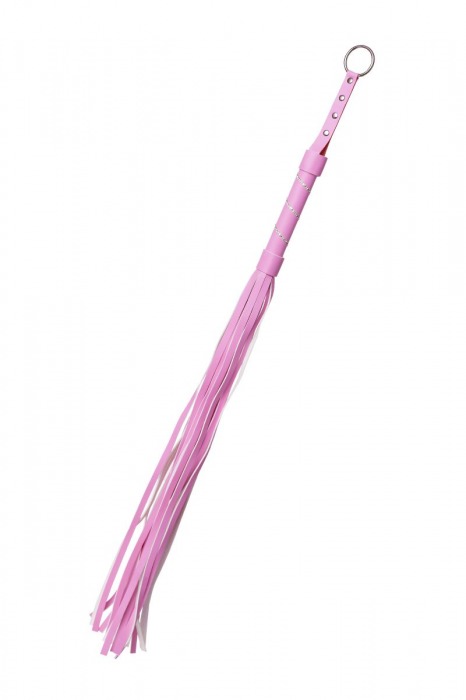 Розовый флоггер Anonymo - 64 см. - ToyFa - купить с доставкой во Владивостоке