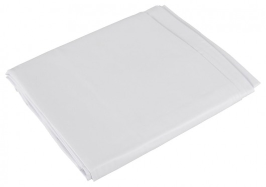 Белая виниловая простынь Vinyl Bed Sheet - Orion - купить с доставкой во Владивостоке