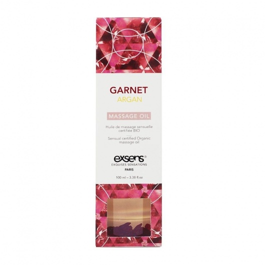 Органическое массажное масло GARNET ARGAN - 100 мл. - Exsens - купить с доставкой во Владивостоке